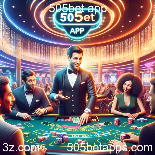 A Experiência de Jogos Ao Vivo no 505bet App